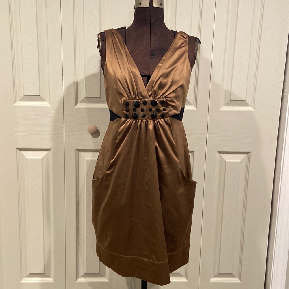 BCBGeneration Copper/Brown Dress Size 10